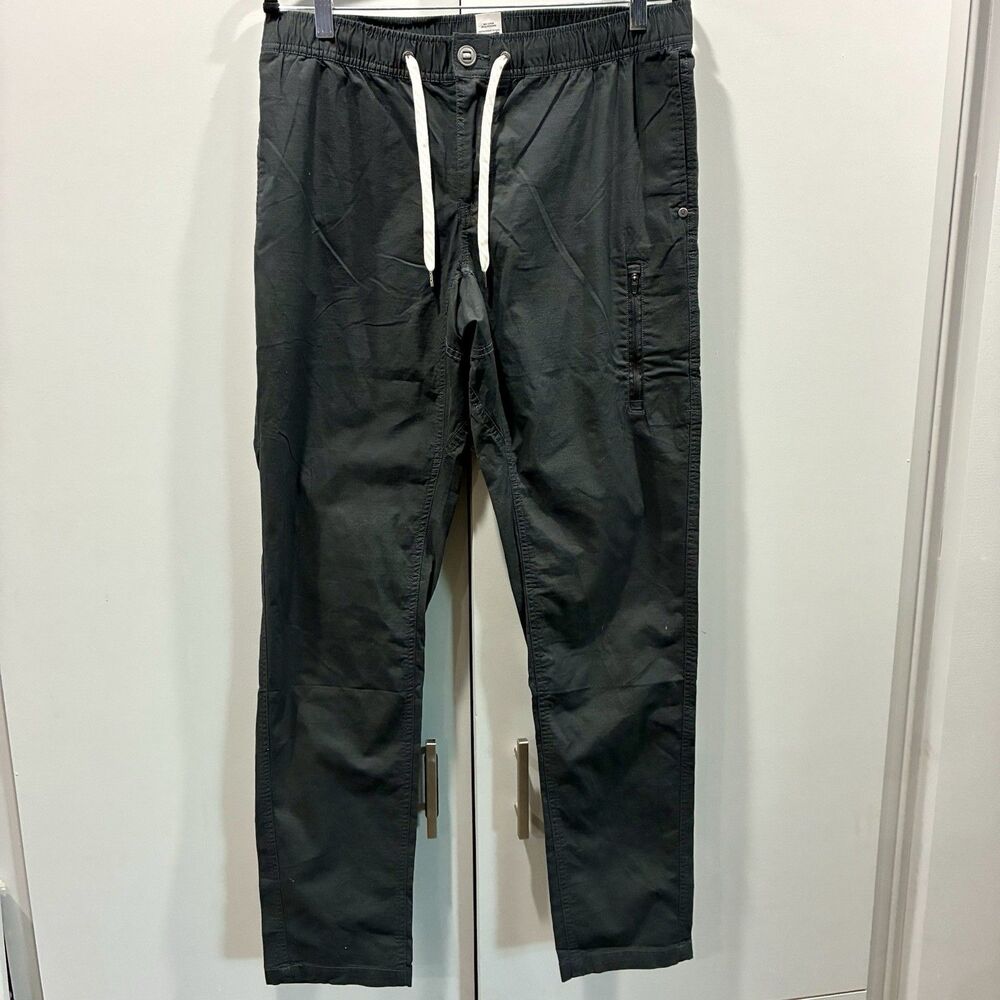 Vuori Mens Ripstop Climber Pants Charcoal Grey Organic Cotton XL V412